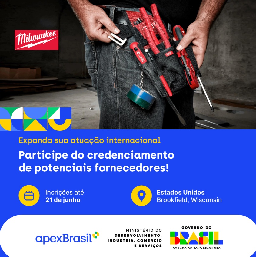 Milwaukee Tool busca fornecedores no Brasil em projeto internacional de sourcing