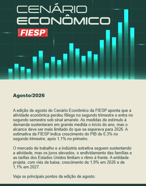 Cenário Econômico de Agosto 2026